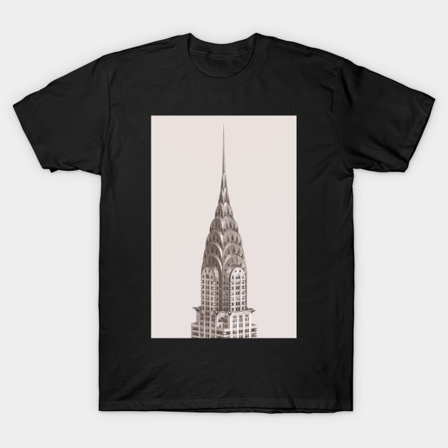 New York City Skyscraper T-Shirt by mrdoomits